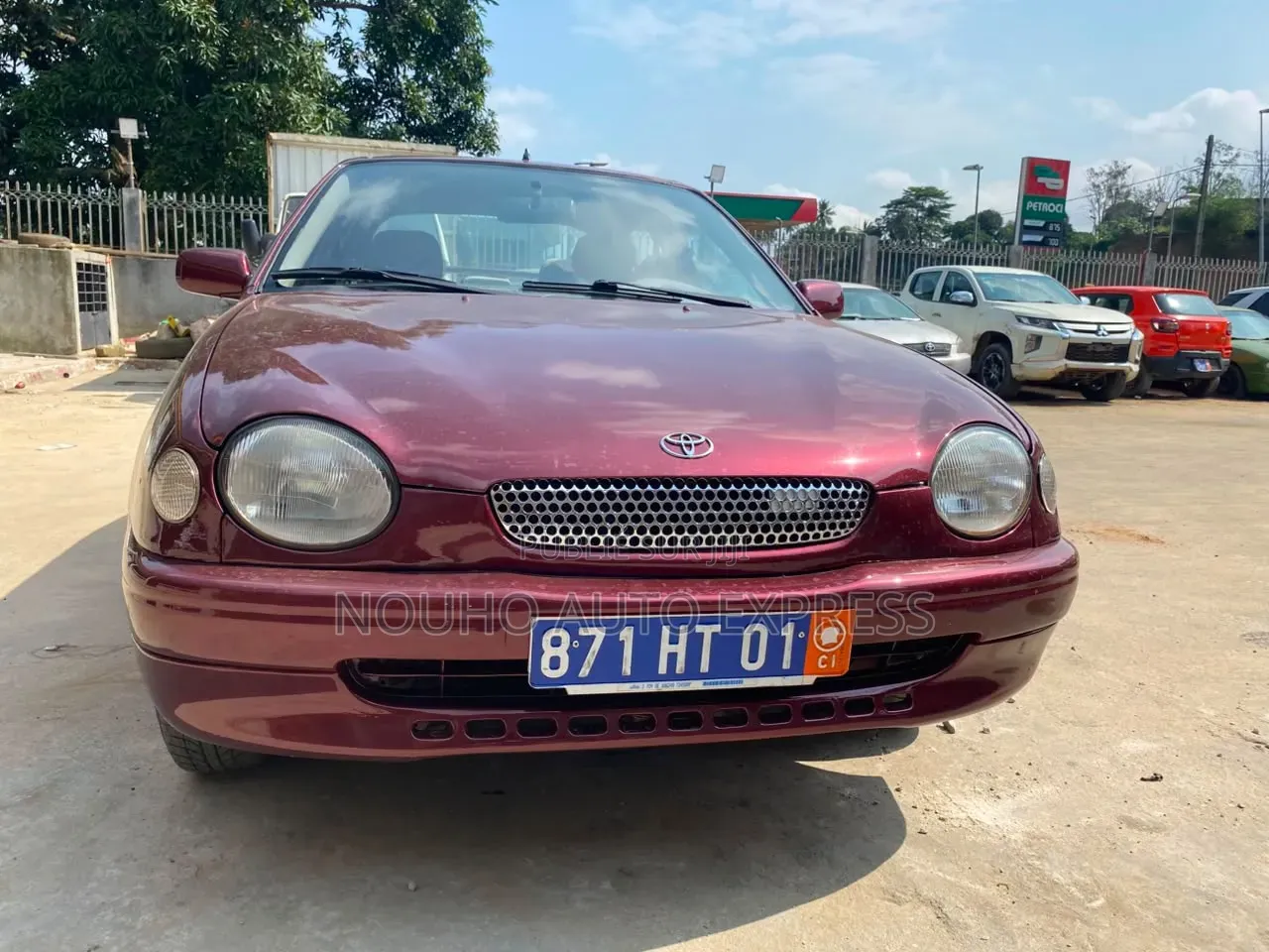 Toyota Corolla 2002 Rouge