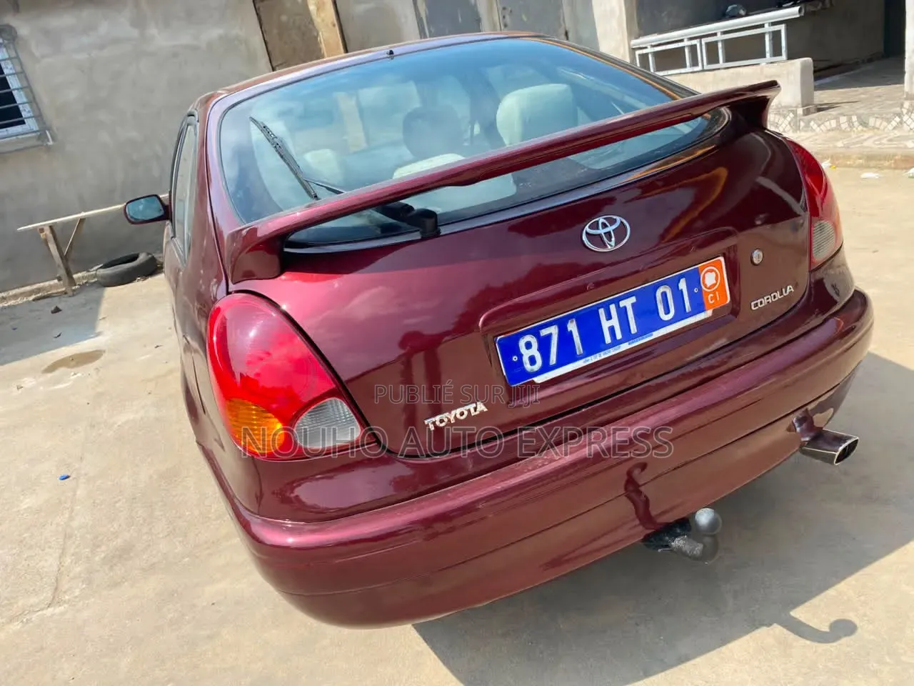 Toyota Corolla 2002 Rouge