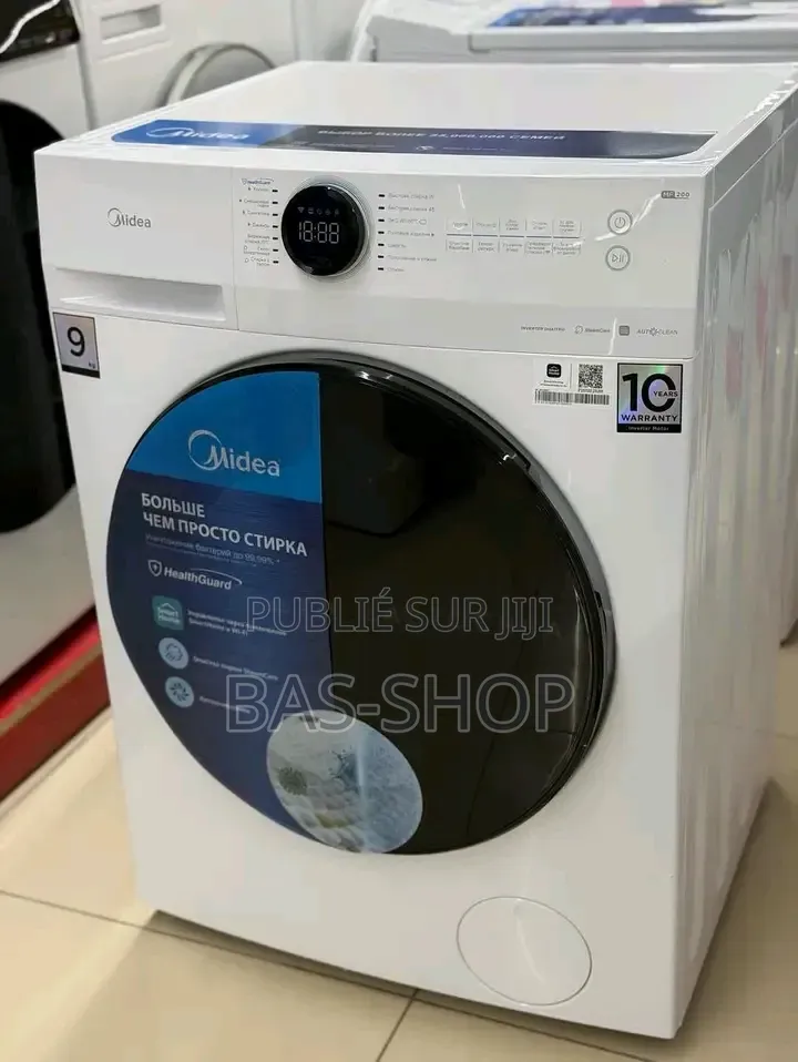 Machine À Laver-Seché MIDEA 9KG Ultra Moderne
