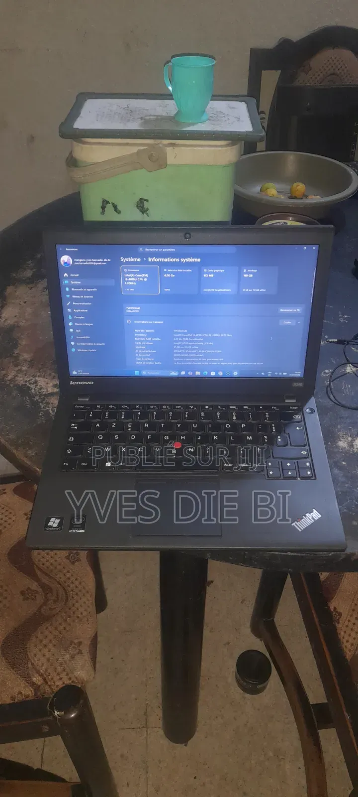 Nouveau Lenovo ThinkPad X240 4GB Intel Core i3 SSD 128GB