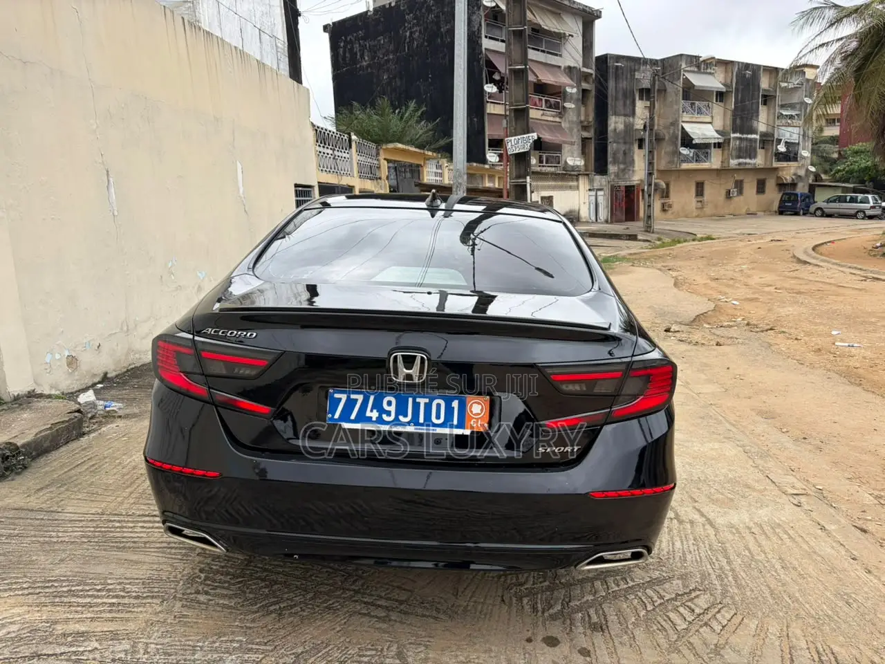 Honda Accord Sport (1.5L 4cyl Turbo 6M) 2019 Noir