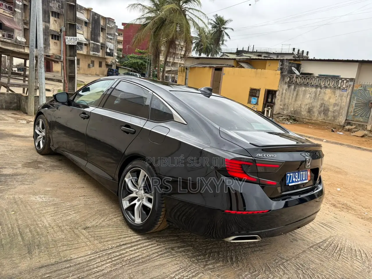 Honda Accord Sport (1.5L 4cyl Turbo 6M) 2019 Noir