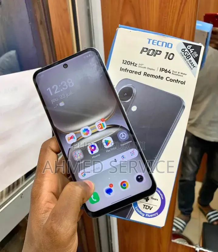 Nouveau Tecno Pop 10 128 GB Blanc