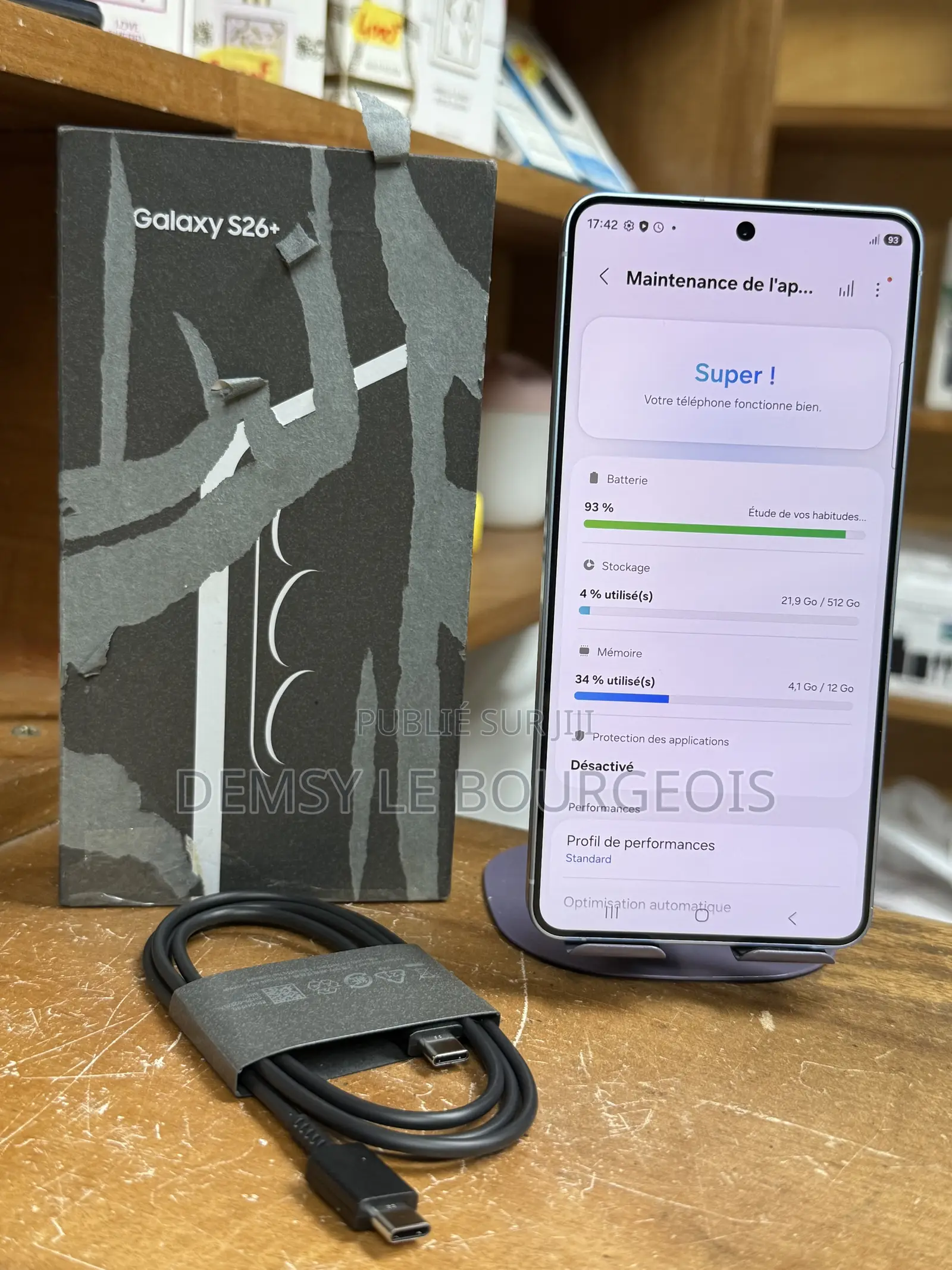 Samsung Galaxy S26+ 512 GB Bleu