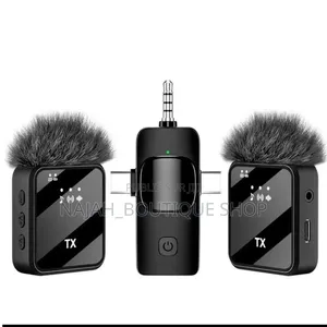Double Micro-Cravate Sans Fil F11-2 (3-en-1)
