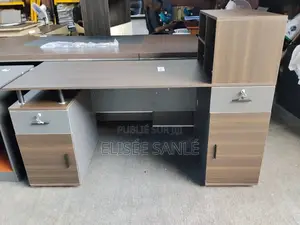 Bureau De Direction Premium Avec Bibliothèque Intégrée