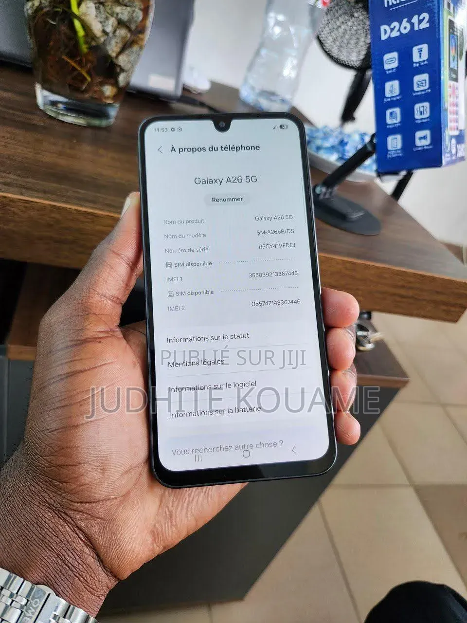 Nouveau Samsung Galaxy A26 128 GB Noir