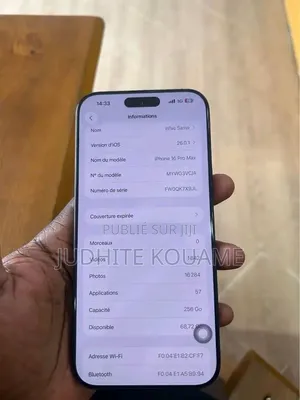 Nouveau Apple iPhone 16 Pro Max 256 GB Bronze