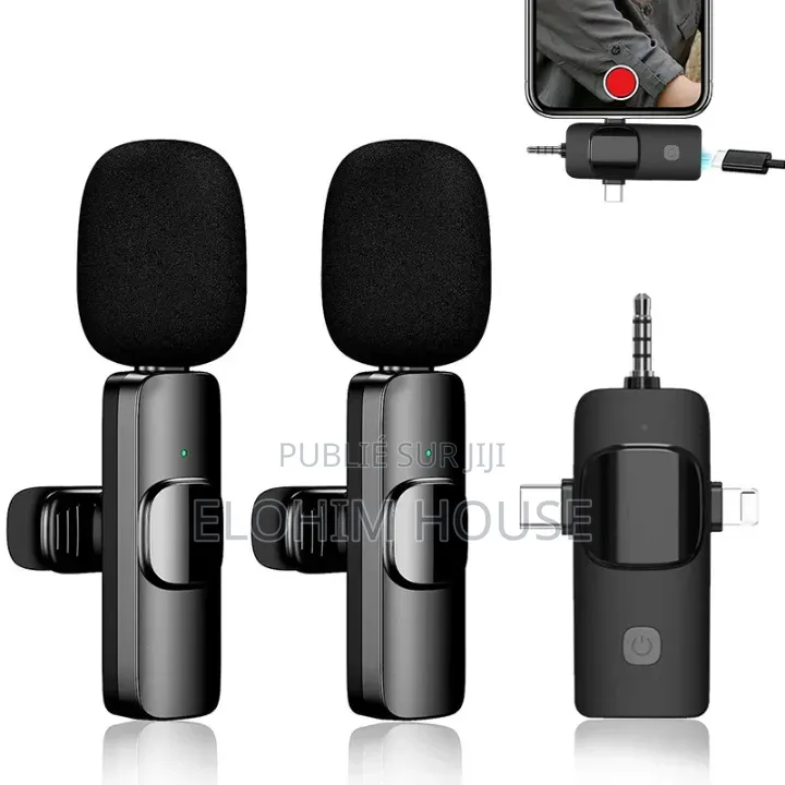 Microphone Sans Fil Double