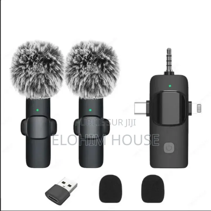 Microphone Sans Fil Double