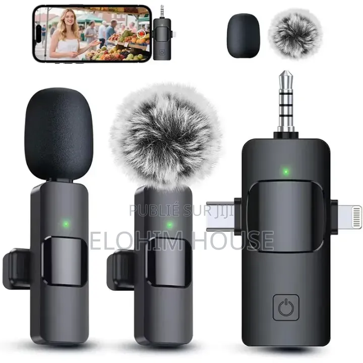 Microphone Sans Fil Double