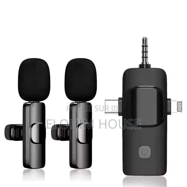 Microphone Sans Fil Double