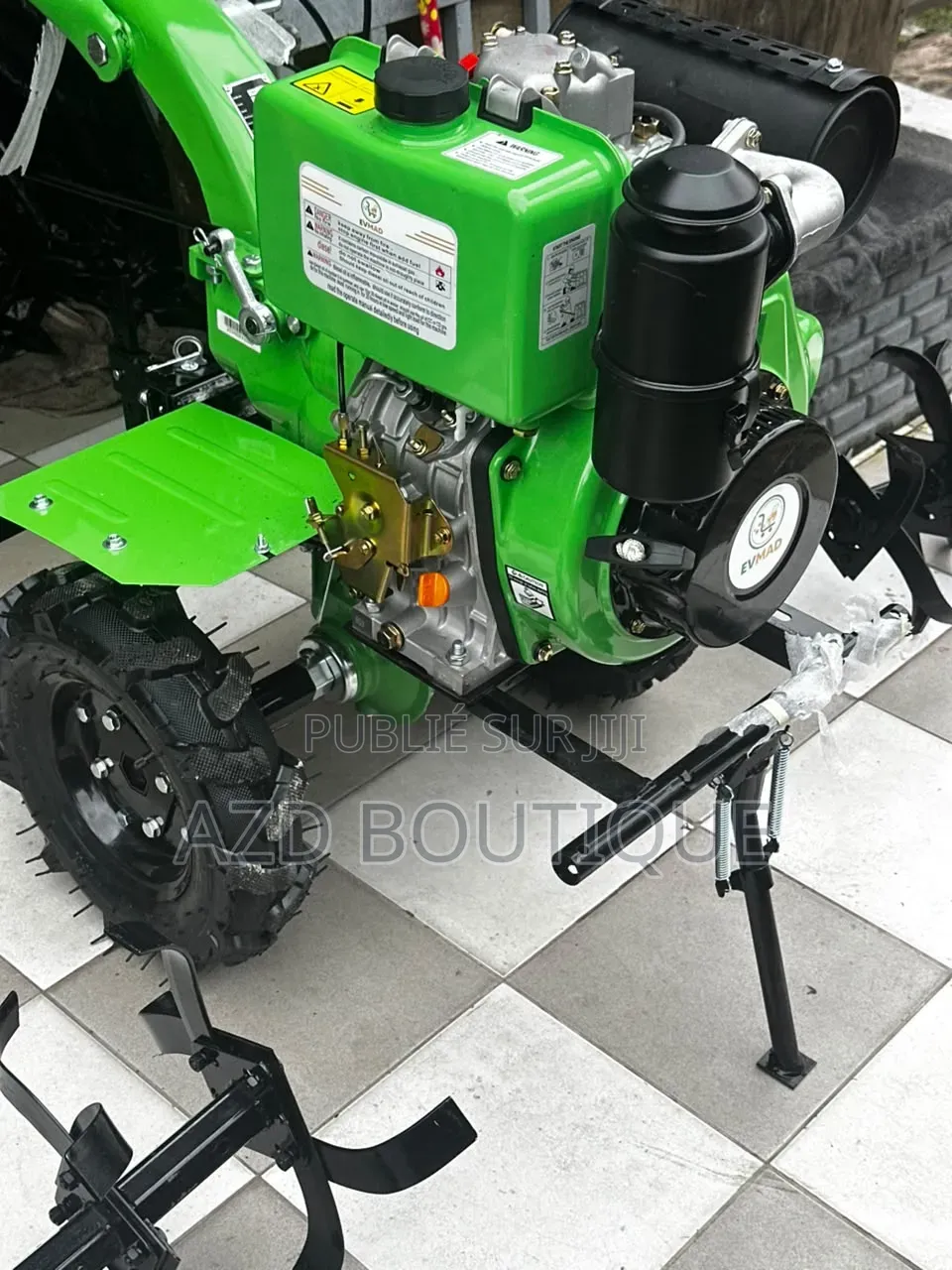 Motoculteur 10Cv Diesel Moteur Puissant