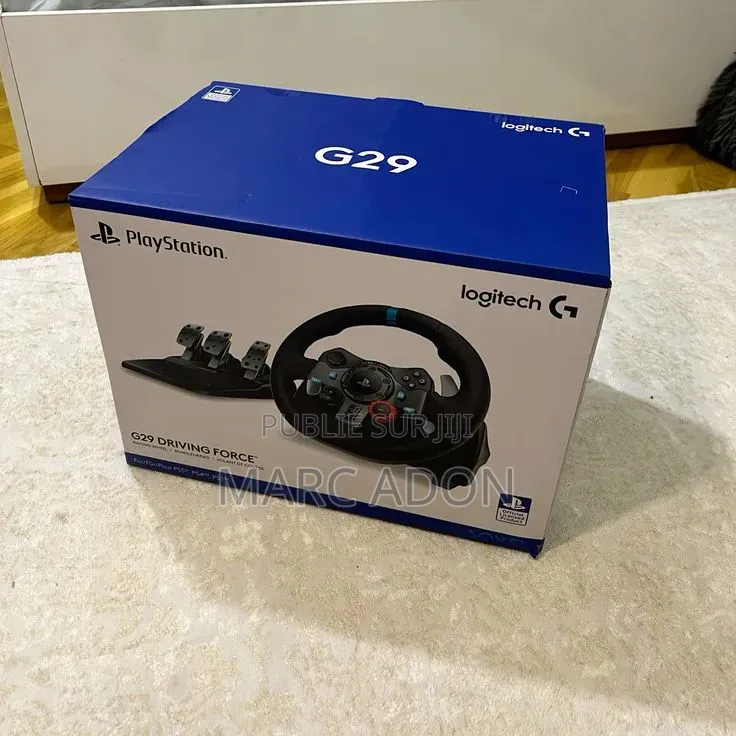 Volant Logitech G29 Driving Force + Pédalier –Compatible PS5,4,3 Et PC
