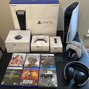 Console Sony PlayStation 5 (PS5) Standard – Avec 2 Manettes, Casque