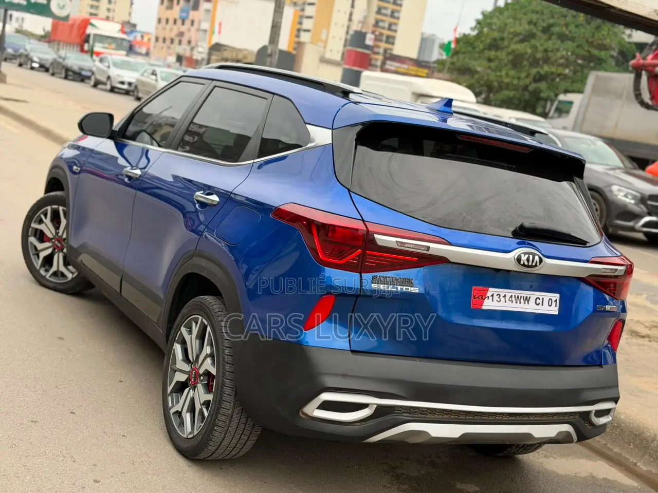 Kia Seltos SX 2022 Bleu