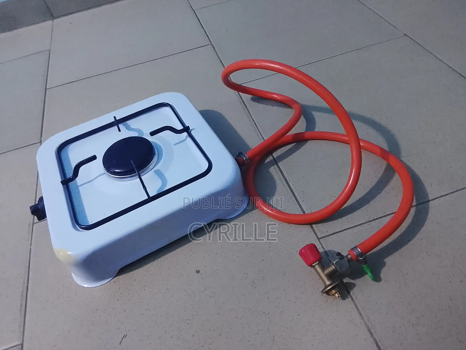 Réchaud À Gaz Nasco 1 Feu Avec Tuyau Et Raccord Bouteille