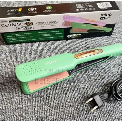 Lisseur Professionnel Mino MN 8826 – Technologie Ceramic 3D