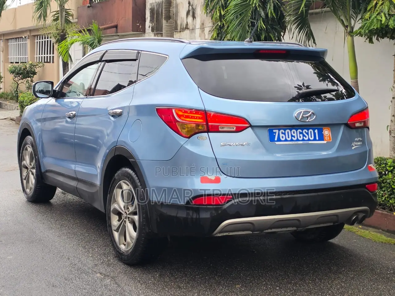 Hyundai Santa Fe 2017 Bleu
