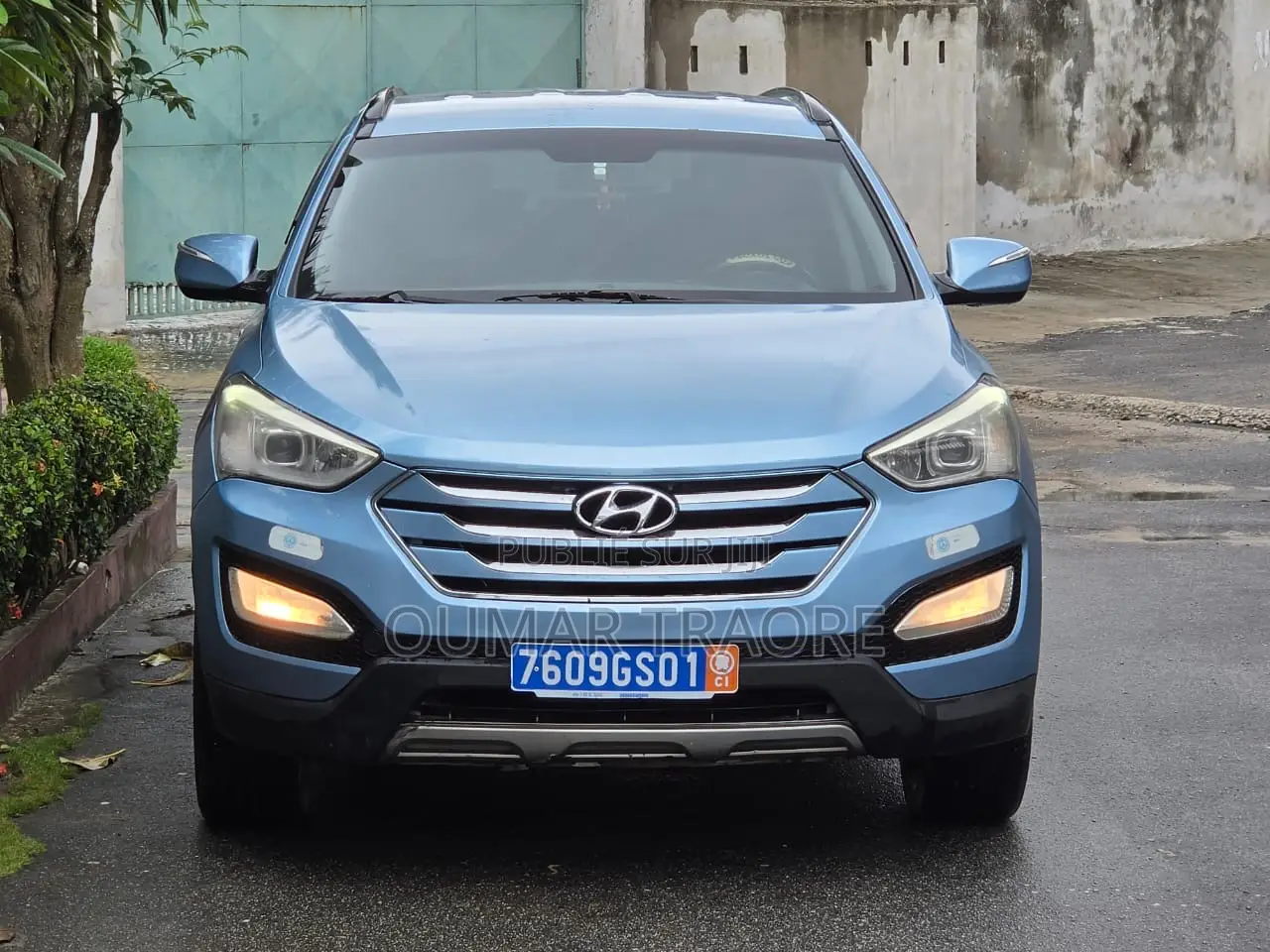 Hyundai Santa Fe 2017 Bleu