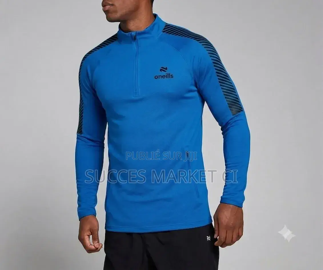 Sweat À Col Montant Et Demi-Zip
