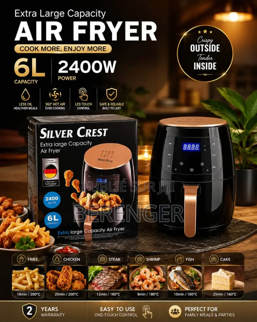 SILVER CREST Friteuse À Air LM-S-18 Extra Large