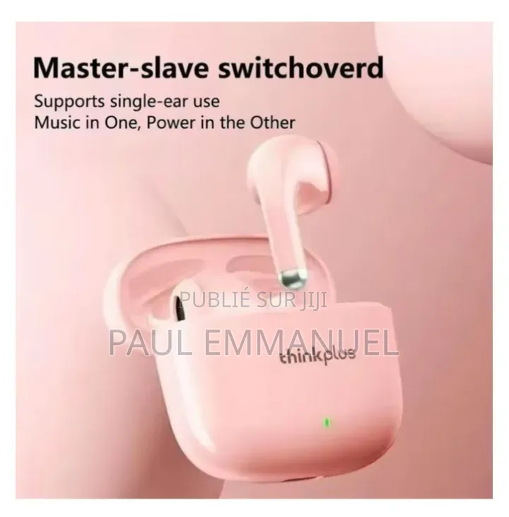 Écouteurs Sans Fil Lenovo Thinkplus Rose Bluetooth