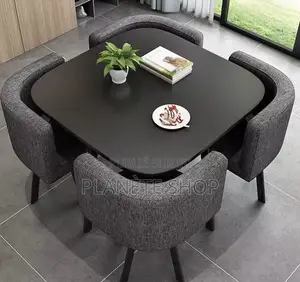 Ensemble Table À Manger Moderne Avec 4 Chaises