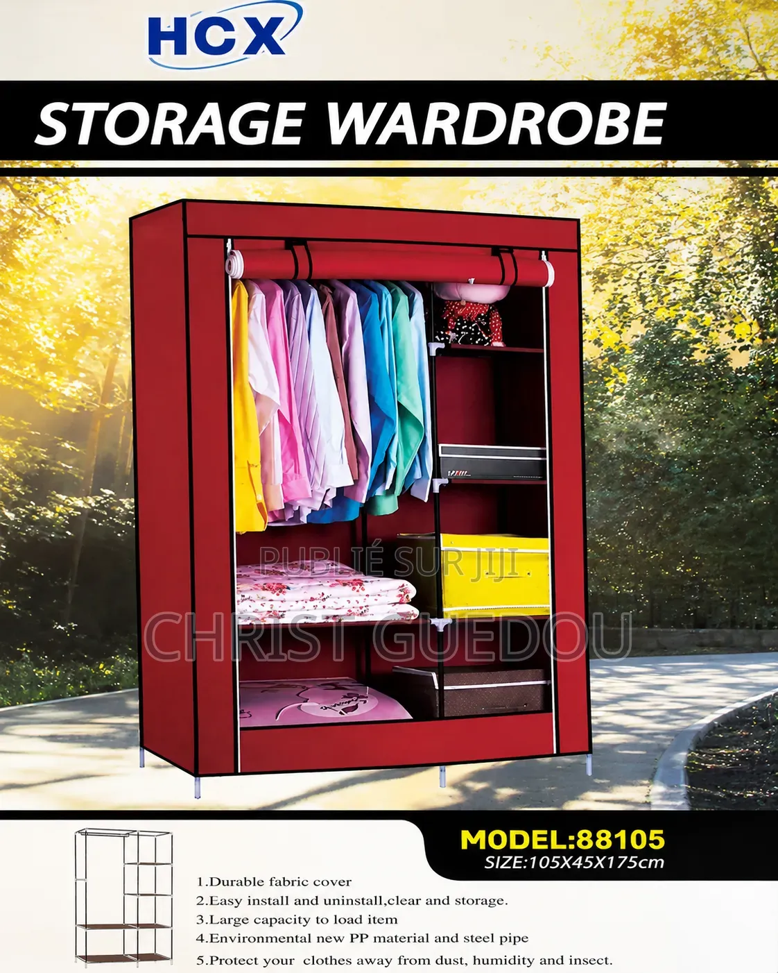 Armoire De Rangement en Tissu