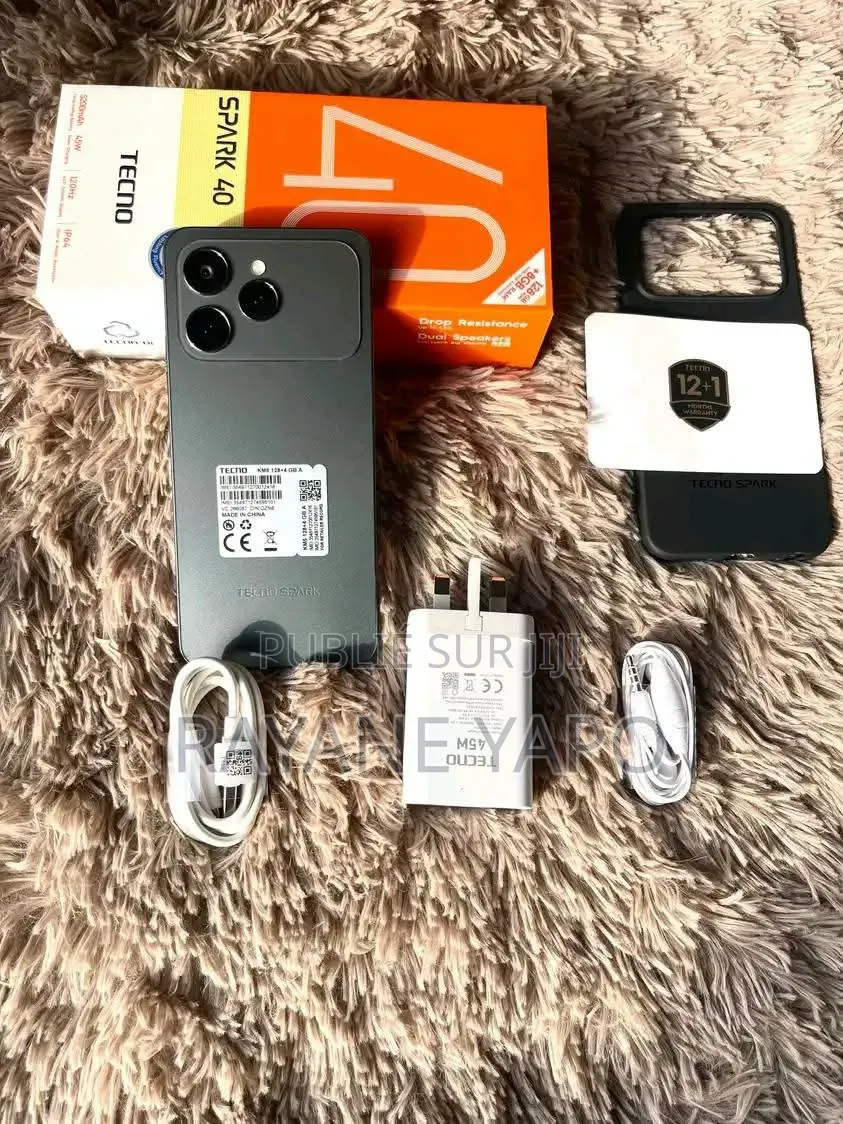 Nouveau Tecno Spark 40 128 GB Noir