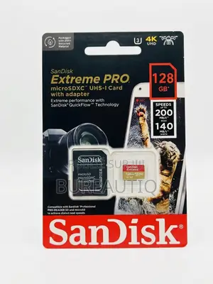 Carte Mémoire Sandisk Extrême 128Gb