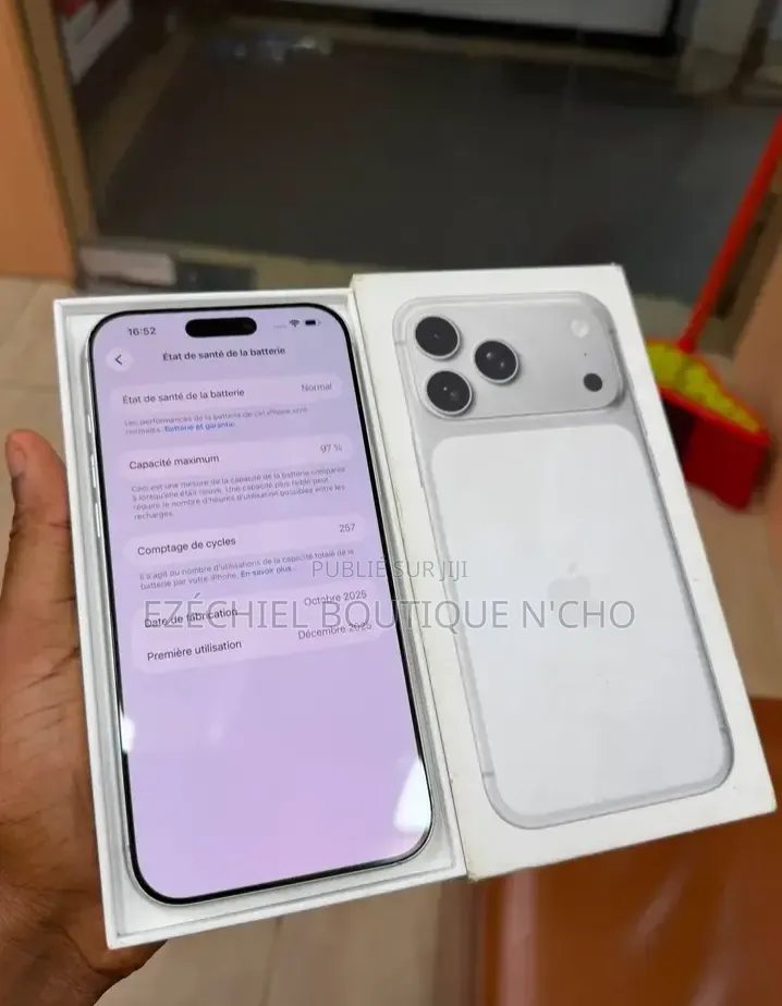 Nouveau Apple iPhone 17 Pro Max 512 GB Blanc