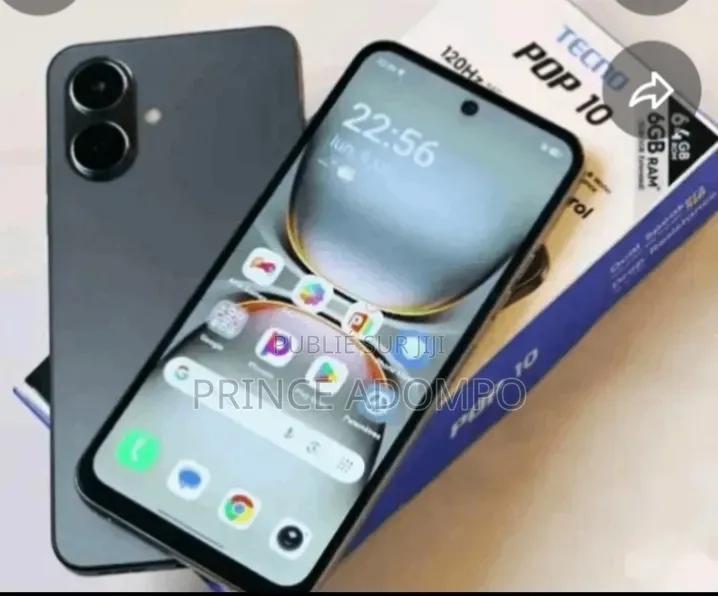 Nouveau Tecno Pop 10 128 GB Blanc