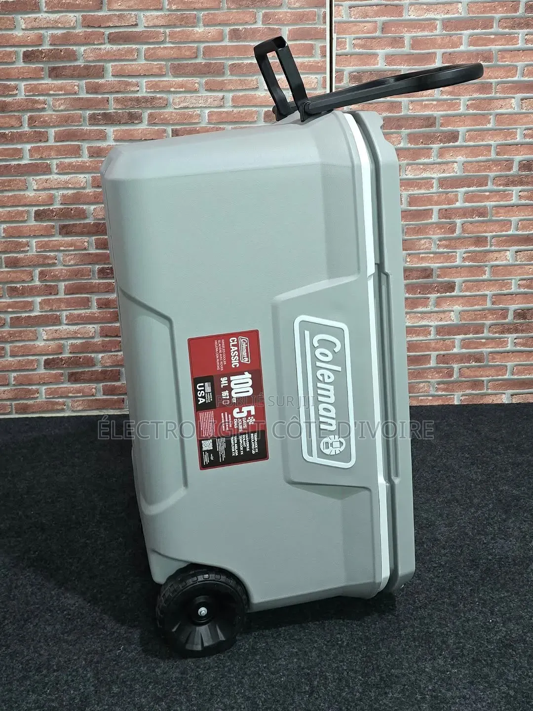 Glacière Thermique Avec Roue 94, 6 Litres