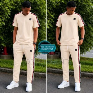Nouvelle Collection De Complet Tee-Shirt Et Pantalon Simple