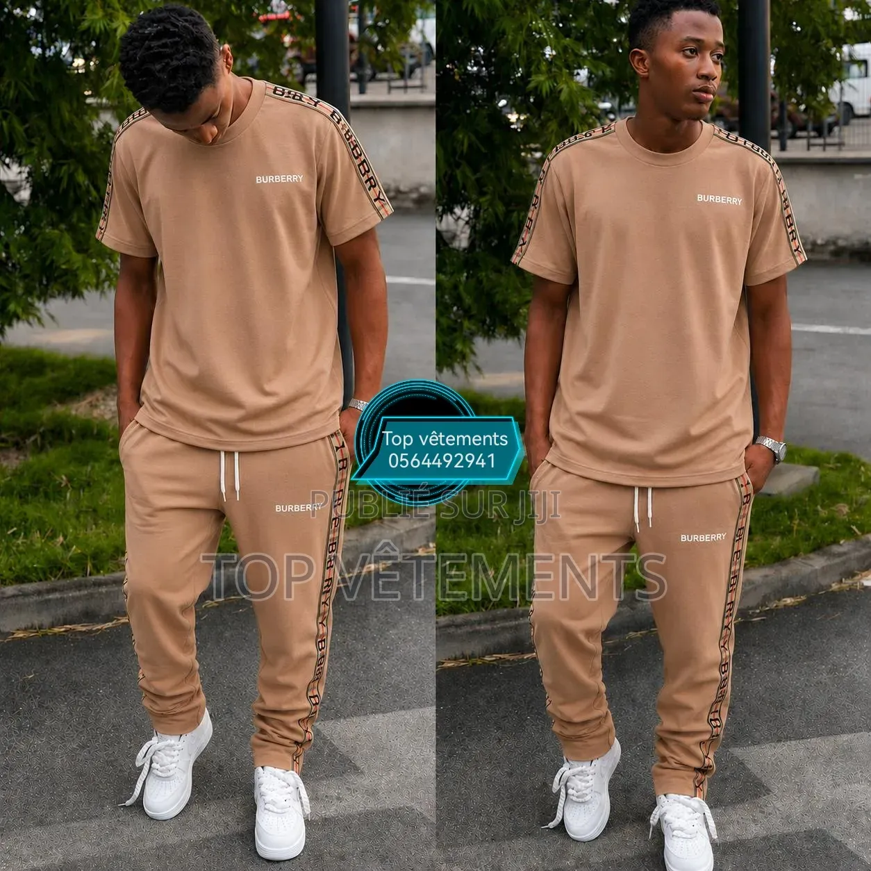 Nouvelle Collection De Complet Tee-Shirt Et Pantalon Simple
