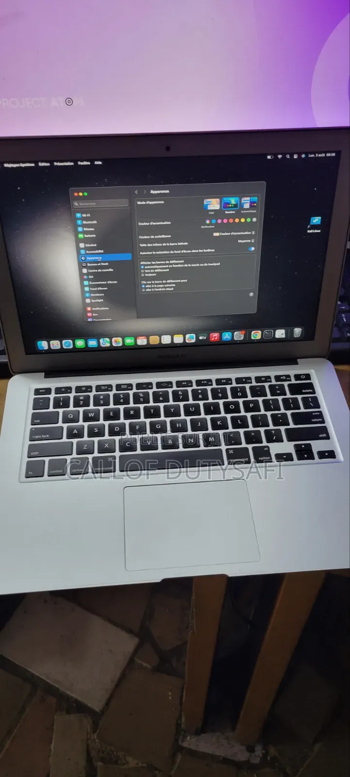 Ordinateur portable Apple MacBook Air 2015 8GB Intel Core 5 SSD 256GB