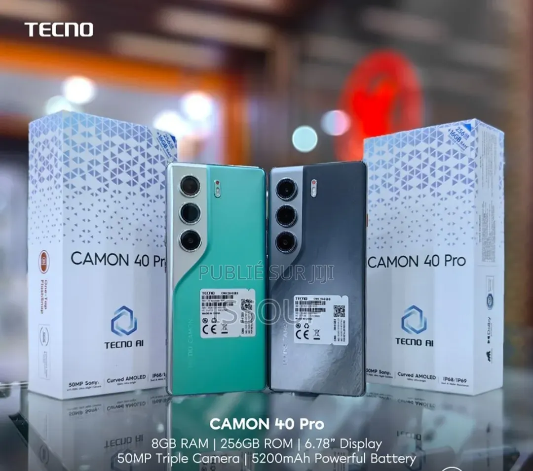 Nouveau Tecno Camon 40 Pro 4G 256 GB Autre