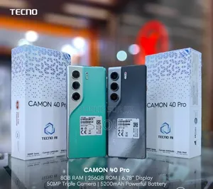 Nouveau Tecno Camon 40 Pro 4G 256 GB Autre