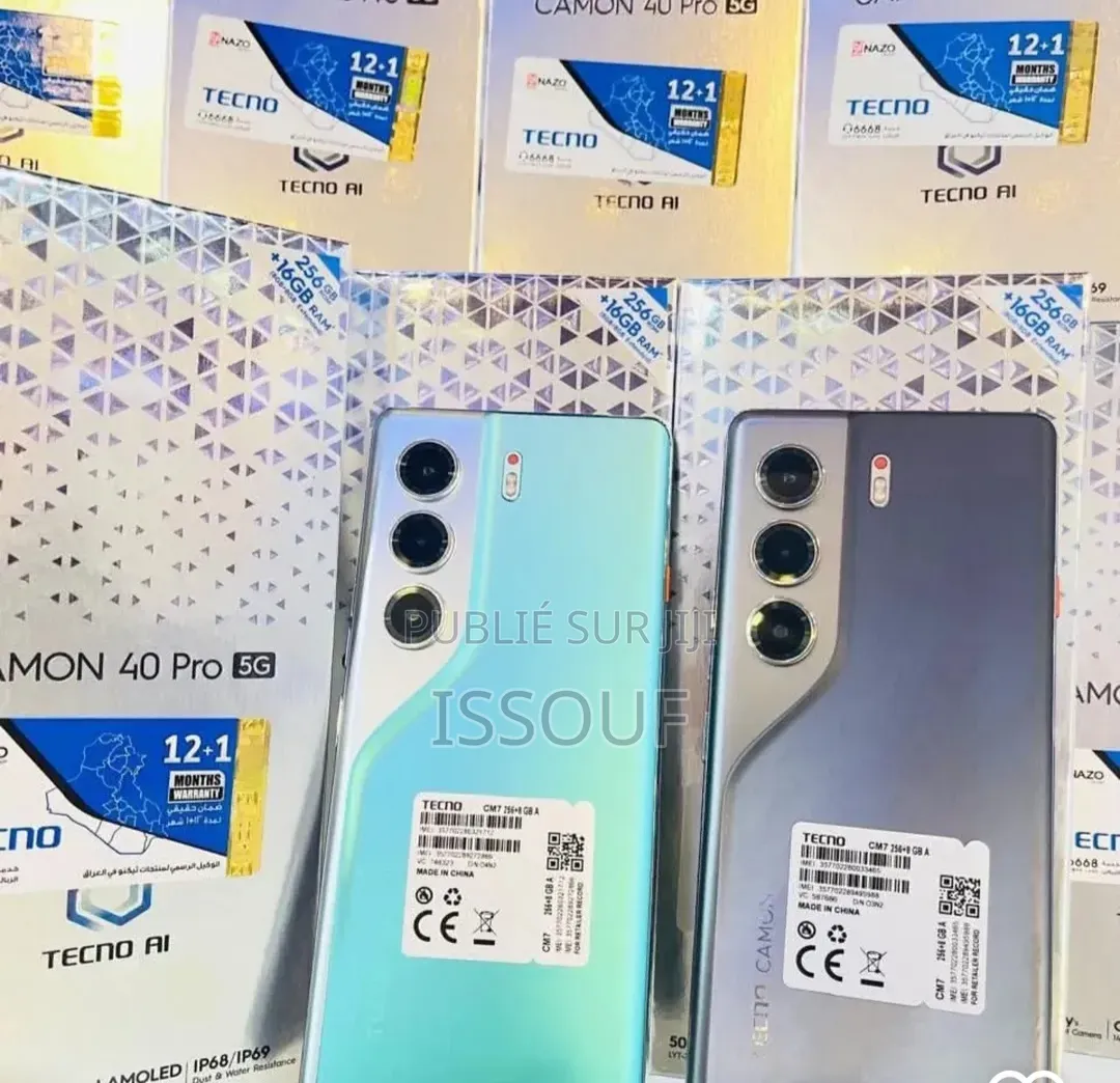 Nouveau Tecno Camon 40 Pro 4G 256 GB Autre