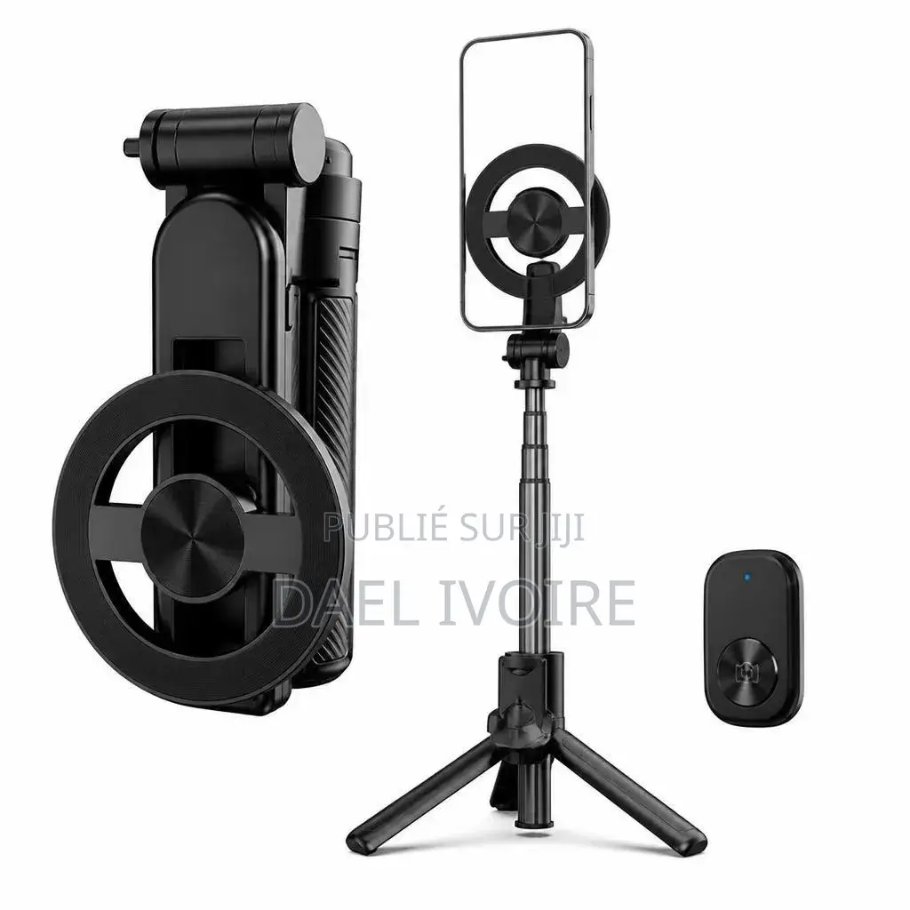 Perche À Selfie 3-en-1 Magnétique Portable Trépied Vlog