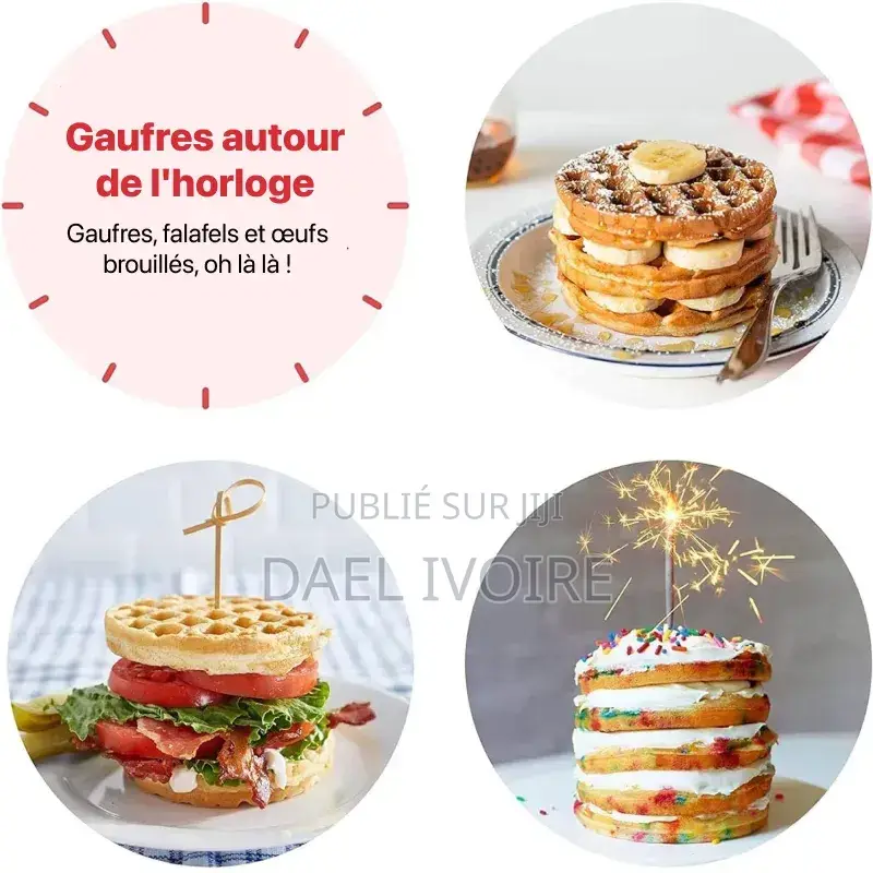 Gaufrier Cœur, Machine À Pain, Crêpière, Mini Cuisson, Petit-Déjeuner