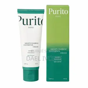 Crème Purito Mighty Bamboo Panthenol 100 Ml, Apaisante Et Hydratante