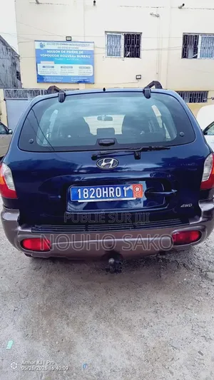 Hyundai Santa Fe 2005 Bleu