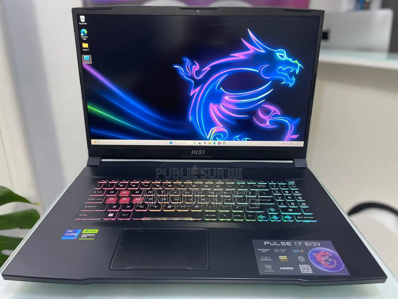 Nouveau Ordinateur portable MSI Crosshair 15 B12U 16GB Nvidia SSD 1T