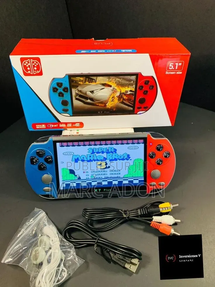 Console De Jeux Portable X7 Plus /PS Vita – Écran 5,1" – Jeux Intégrés