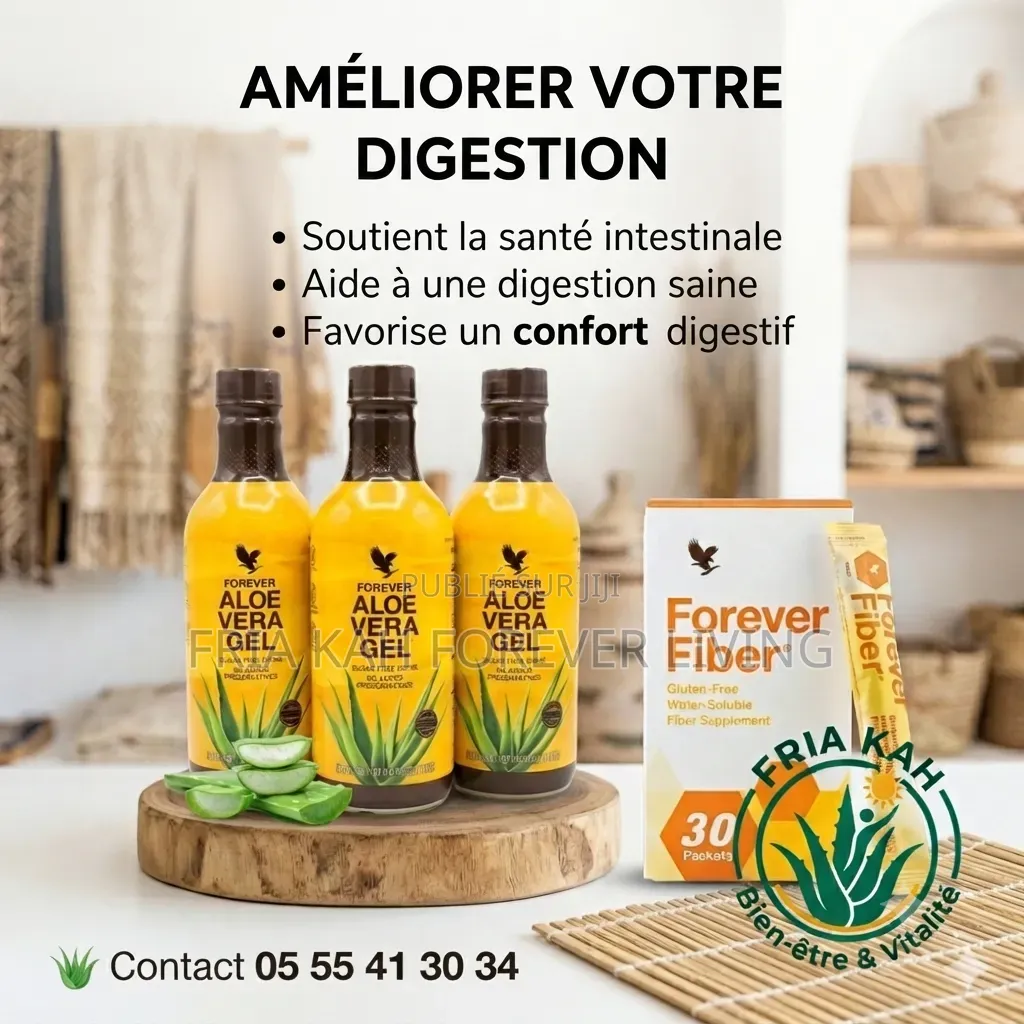 Pack Bien-Être Digestion (Aloe Vera Gel Forever Fiber)
