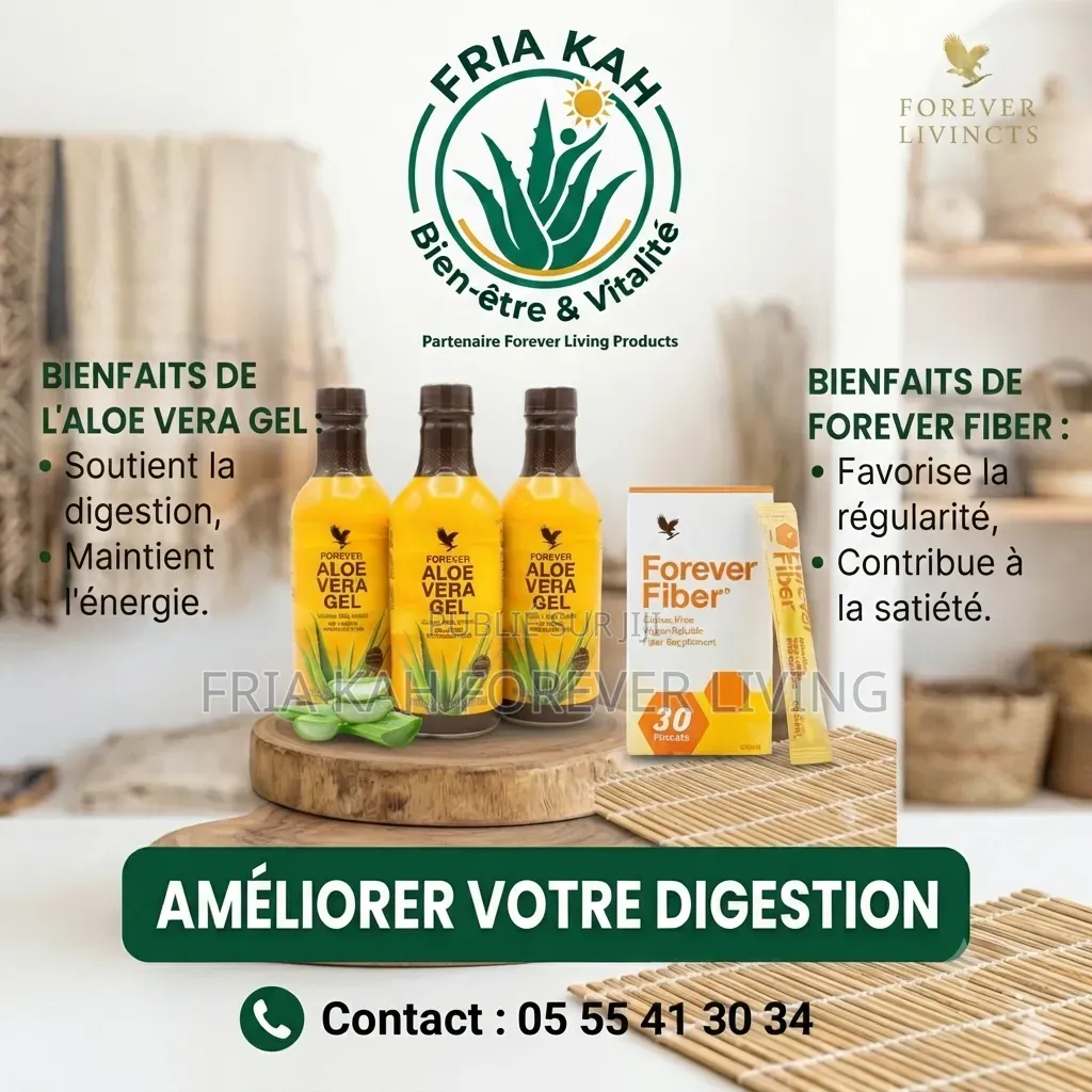 Pack Bien-Être Digestion (Aloe Vera Gel Forever Fiber)