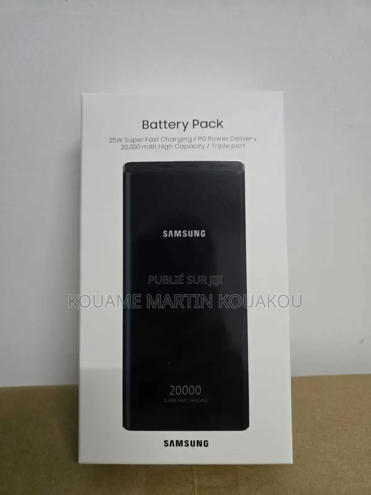 Power Bank Samsung 20000mAh Charge Rapide 25w