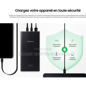 Power Bank Samsung 20000mAh Charge Rapide 25w